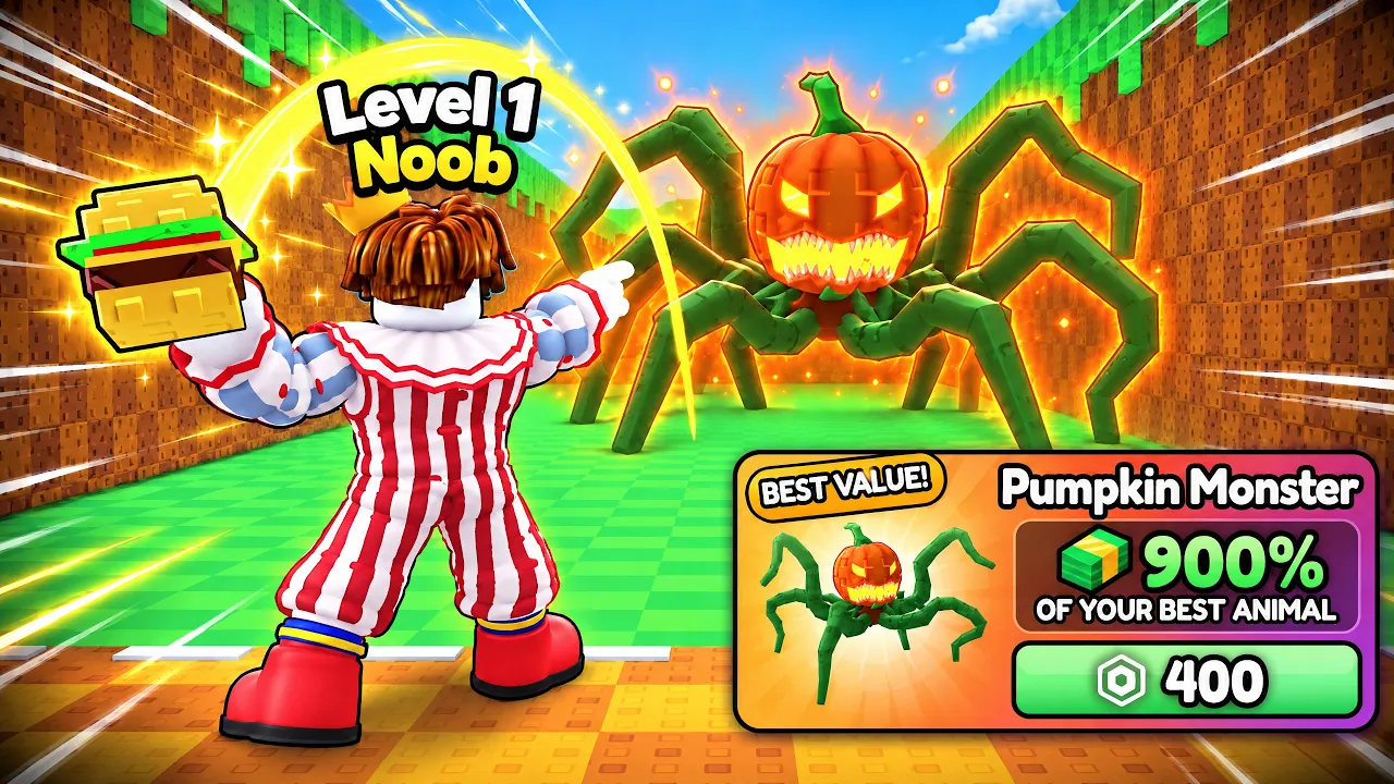 Throw Food For Animals — throw food, collect animals, earn cash on Roblox